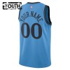 NBA Los Angeles Clippers Trikot Personalisierung Nike 2024-25 City Edition Blau Swingman - Kinder